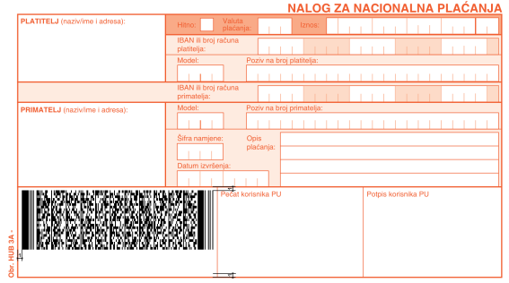 Sample HUB-3 barcode